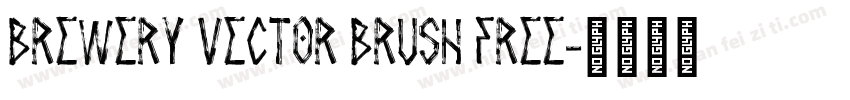 Brewery Vector Brush Free字体转换